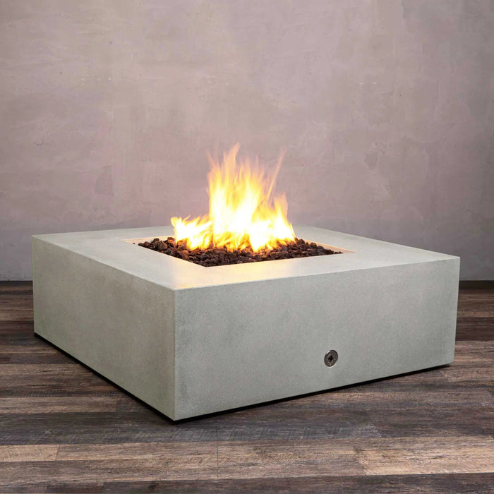 Starfire Designs Gravity 45" Square Concrete Gas Fire Pit Starfire Designs