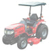 Jrco Eclipse Universal Tractor Canopy, Black, 45-In. X 50-In. – 4550SB