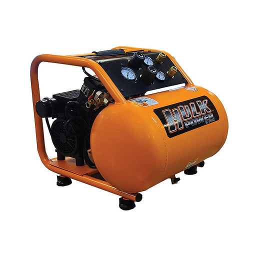 Hulk Air Compressor, Silent, 3.24 CFM @ 90 PSI, 1.5 HP, 5 Gallon Tank – HP15P005SS
