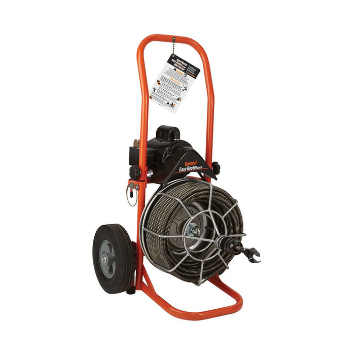 General Pipe Cleaners Easy Rooter, 100-Ft. X 5/8-In. Cable, SRCS-R Cutter Set – 110250