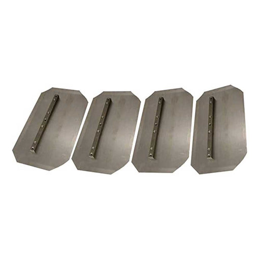 Brave Combo Trowel Blade Set, 36-In., Pack of 4, 8-In. X 14-In. – BR310-TB