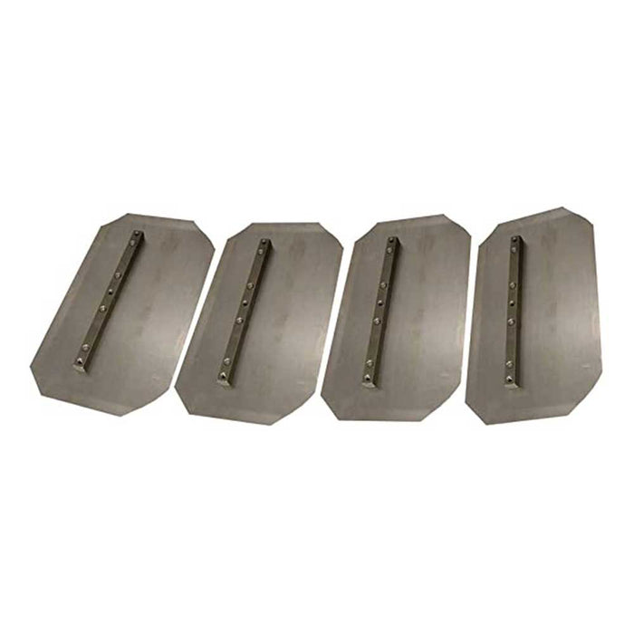 Brave Combo Trowel Blade Set, 36-In., Pack of 4, 8-In. X 14-In. – BR310-TB