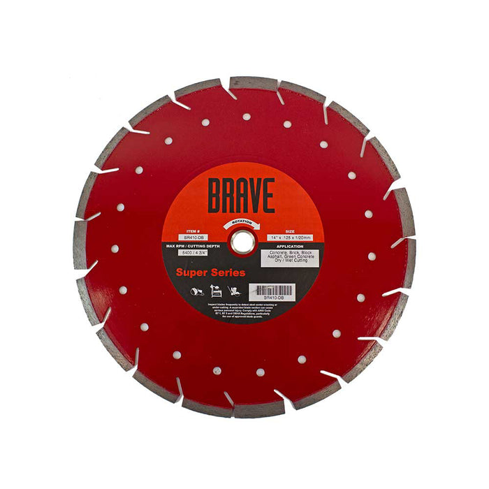 Brave Diamond Blade, 14 X .125 X 1/20MM, Multi Purpose – BR410-DB