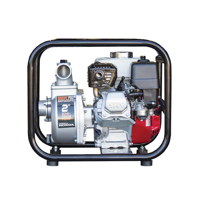 BravePro Semi-Trash Pump, 2 In., Honda GX160 – BRP160SP2