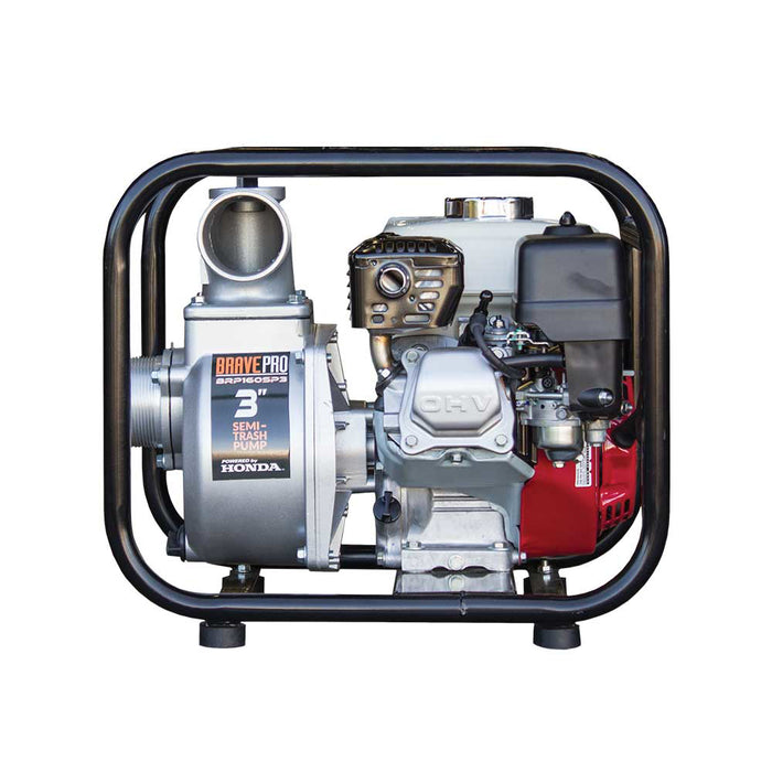 BravePro Semi-Trash Pump, 3 In., Honda GX160 – BRP160SP3