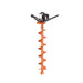 BravePro One-Man Auger, 1 in. Round, Honda GX35 – BRPA180H