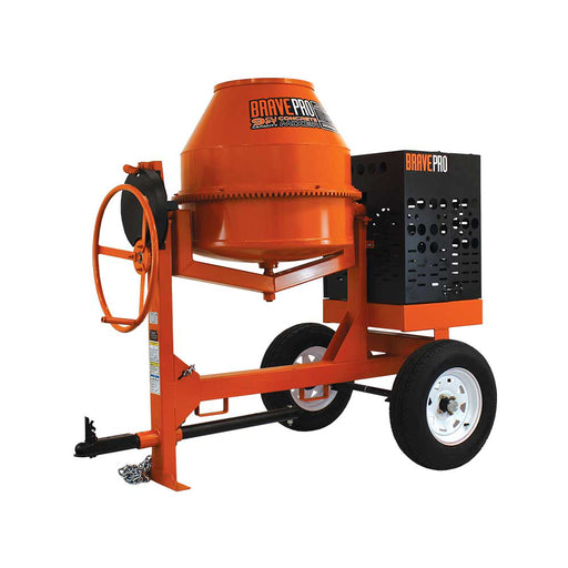 BravePro Concrete Mixer, 9 Cu. Ft. Steel Drum, Honda GX270 – BRPCM109H