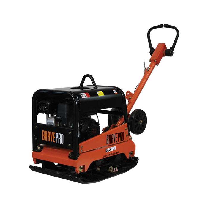 BravePro Reversible Plate Compactor, 20 In., Wheel Kit, Honda GX200 – BRPRP220H