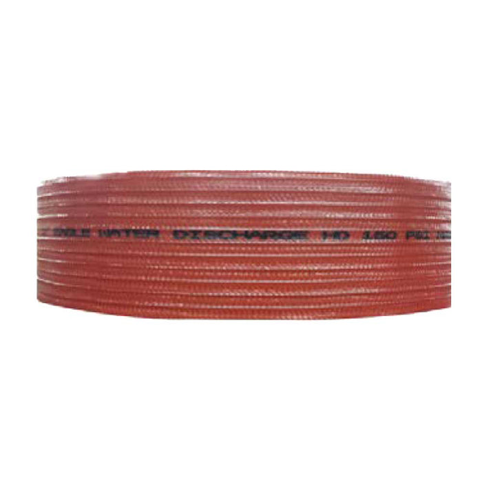 JGB, 3-In. X 50-Ft. Red PVC Discharge Hose CxE Camlocks – A008-0481-3550