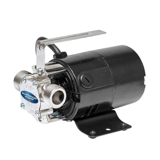 Superior Pump Transfer Pump, 115 Volt, Cast Iron, 3/4-In. GHT, 330 GPH – 90040