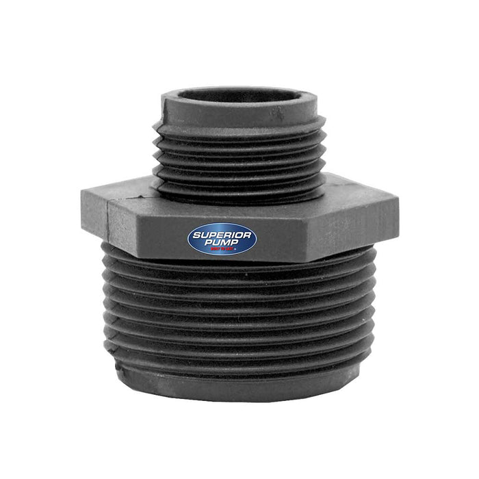 Superior Pump Garden Hose Adaptor For Use With 1-1/4-In. NPT – 99005
