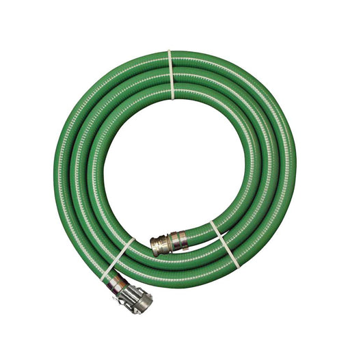 JGB, 1-1/2-In. 20-Ft. Green PVC Suction Hose CxE Camlocks – A007-0249-3520