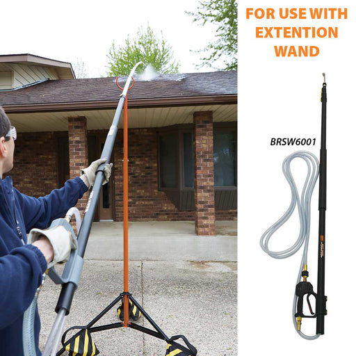 Brave Soft Wash Tripod, 6-Ft.- 10-Ft. Telescoping – BRSW6002