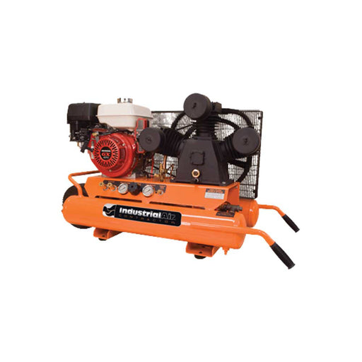 Industrial Air 9-Gallon Air Compressor, Wheelbarrow Style, 20.6 CFM @ 90 PSI, Electric Start, Honda GX270 – CTA9090980