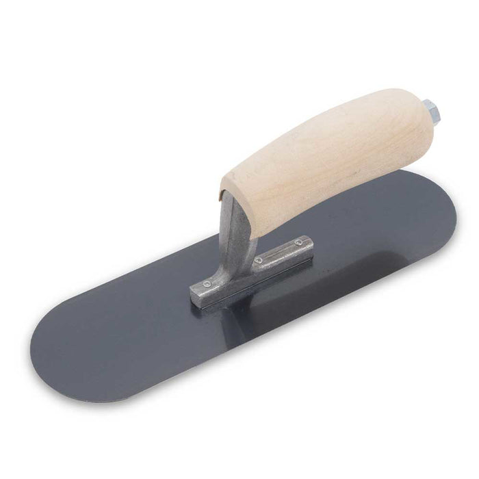 Marshalltown QLT Pool Trowel Blue Steel, 10 X 3, Wood Handle – PT103B