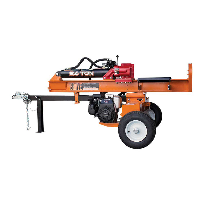 Brave Log Splitter, 24-Ton, Honda GC160 – VH1724GC