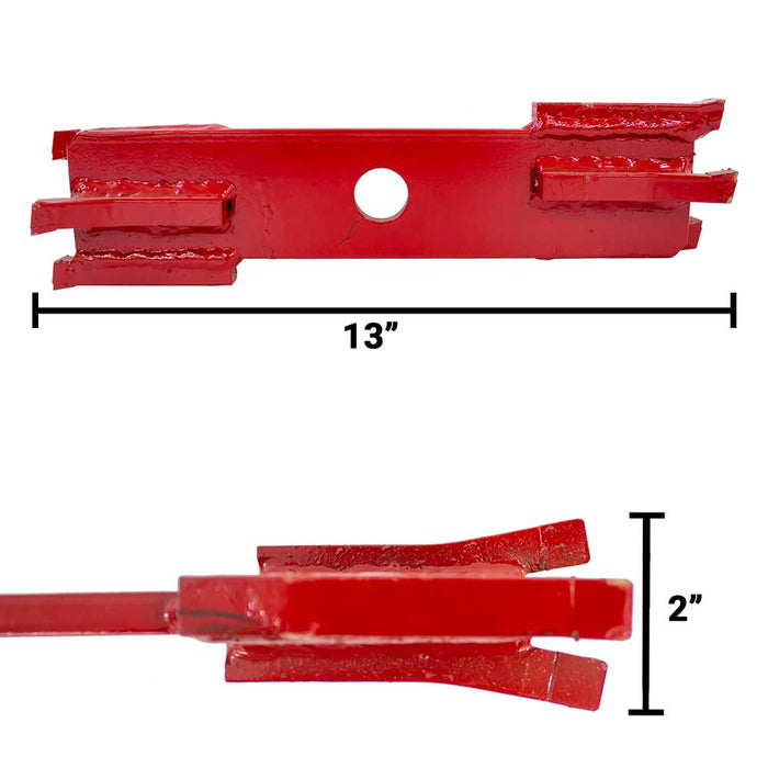 Brown Clay Rotor, 3-In. X 2-In., 3 Point – 702-130