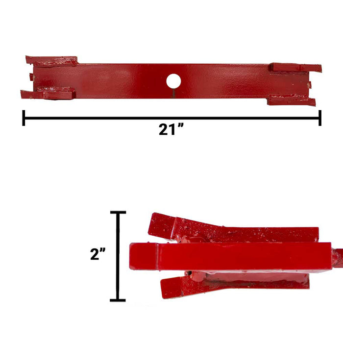 Brown Clay Rotor, 7-In. X 2-In., 3 Point – 702-133