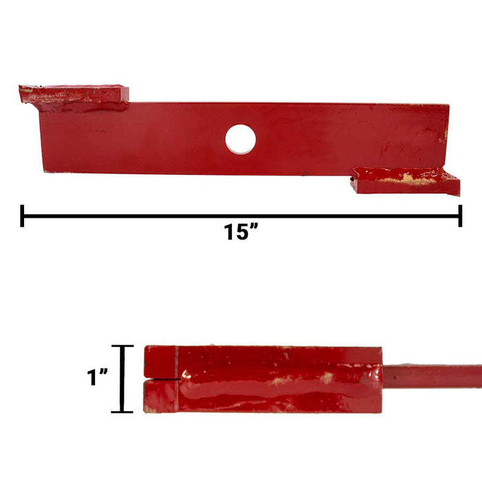 Brown Clay Rotor, 4-In. X 1-In., 2 Point – 702-82