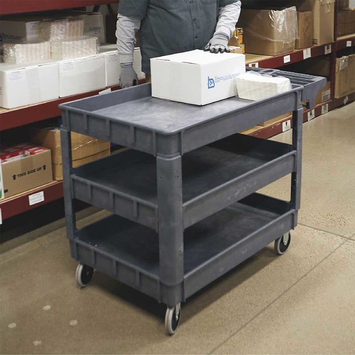Ironton Utility Cart, 500-Lb. Capacity, 46-In. W x 25-In. D x 32-In. H – 53411