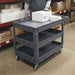 Ironton Utility Cart, 500-Lb. Capacity, 46-In. W x 25-In. D x 32-In. H – 53411