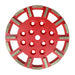 Virginia Abrasives 10-In. Grinding Head, 20 Segment, Hard Bond, Coarse/Medium – 425-07435