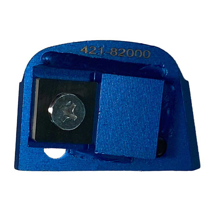 Virginia Abrasives Carbide Scraper - Clockwise, Blue, Box of 3 – 421-82000