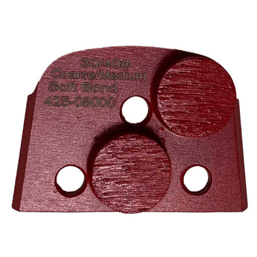 Virginia Abrasives Double Dot Soft Bond, Red, Box of 3 – 425-08000