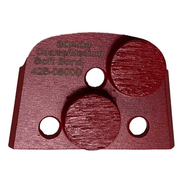 Virginia Abrasives Double Dot Soft Bond, Red, Box of 3 – 425-08000