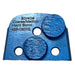 Virginia Abrasives Double Dot Hard Bond, Blue, Box of 3 – 425-08002