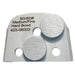 Virginia Abrasives Double Dot Hard Bond, White, Box of 3 – 425-08003