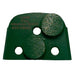 Virginia Abrasives Double Dot Medium Bond, Green, Box of 3 – 425-08622