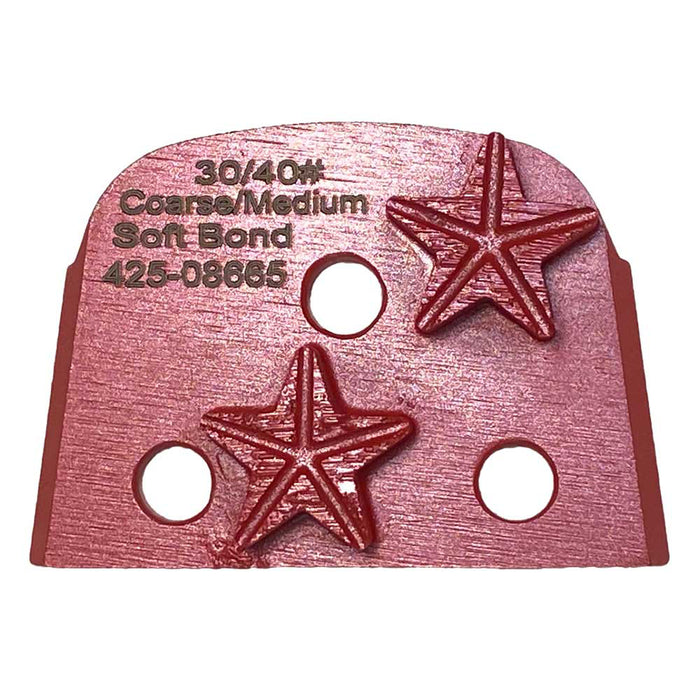 Virginia Abrasives Double Star Soft Bond, Red, Box of 3 – 425-08665