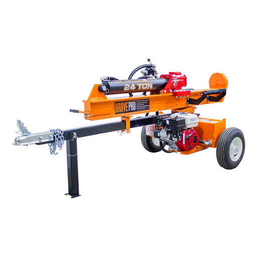BravePro Log Splitter, 24-Ton, Honda GX160 – VH1724GX