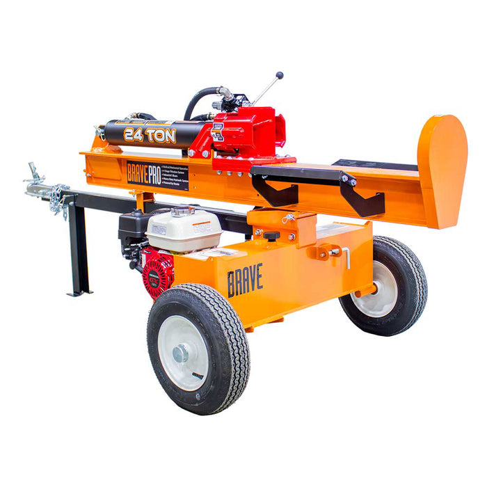 BravePro Log Splitter, 24-Ton, Honda GX160 – VH1724GX