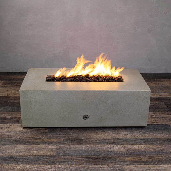 Starfire Designs Gravity 48" x 32" Rectangle Concrete Gas Fire Pit Starfire Designs