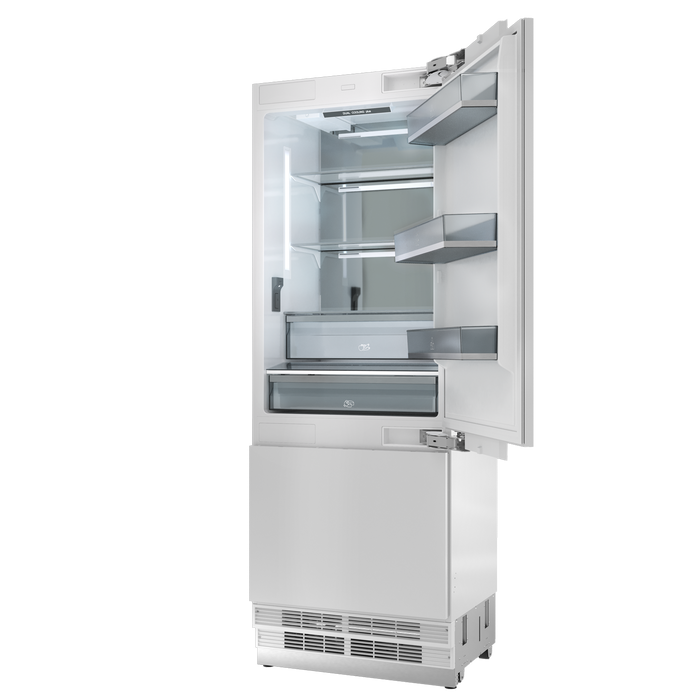 Thor Kitchen X Series 30-Inch Built-In Bottom Freezer Refrigerator (XRF3016BBP-SS) – left