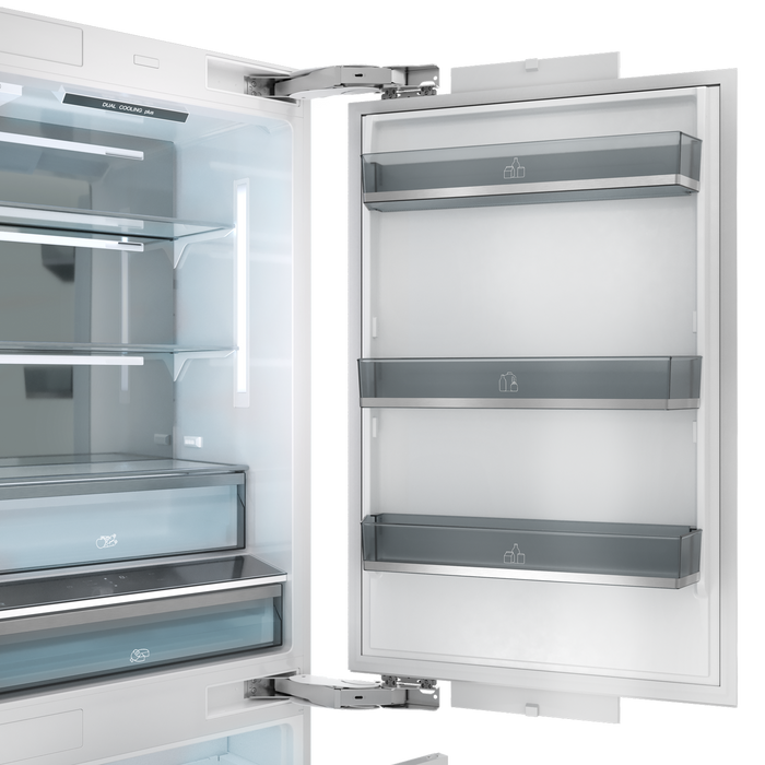 Thor Kitchen X Series 30-Inch Built-In Bottom Freezer Refrigerator (XRF3016BBP-SS) – door bins