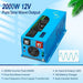 Green Vista Living Sungold Power 2000W DC 12V Pure Sine Wave Inverter With Charger - Side View