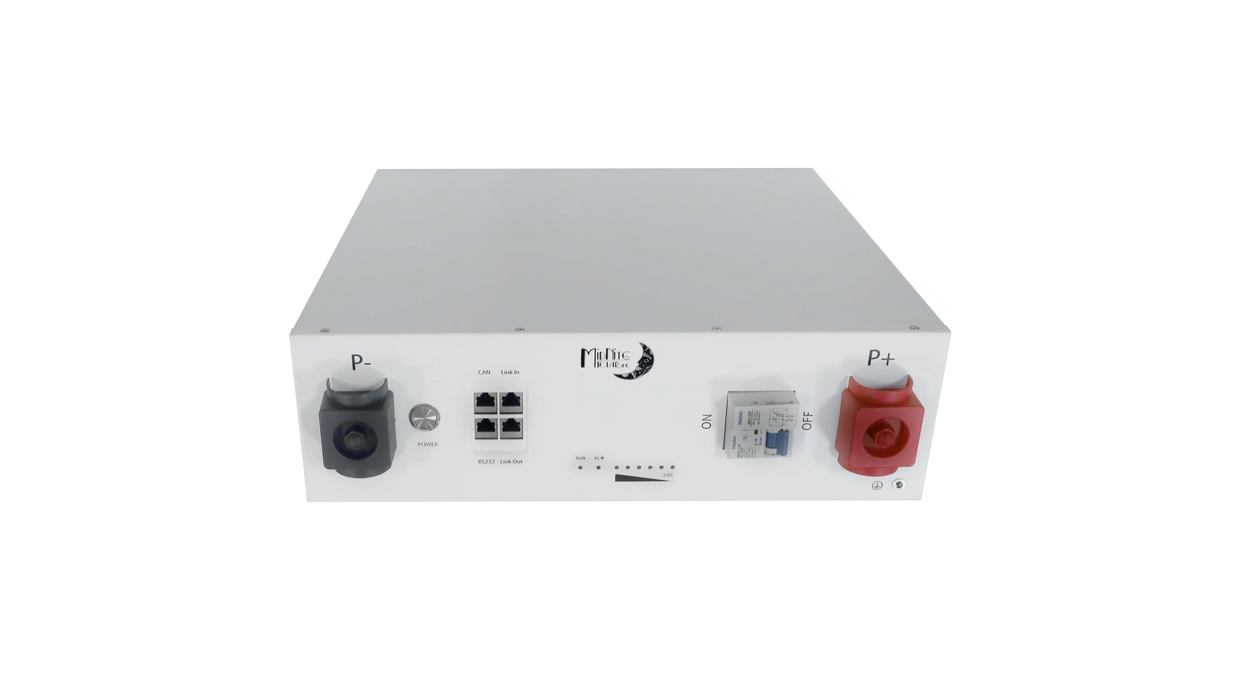 Green Vista Living MidNite Power MNPowerflo5 5.12kWh Capacity 48V 100 AH | Rack Mount LiFePO4 Battery