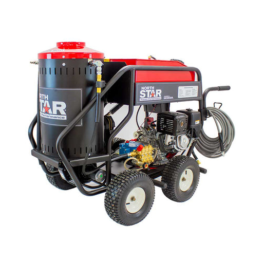 NorthStar Hot Pressure Washer, 3,000 PSI, 4.0 GPM, Gas, Honda GX390 – 157310