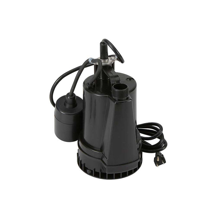 Ironton Submersible Pump W/ Float Switch Auto On/Off, 1,268 GPH, 1/8-HP, 1-In. Port – 42360