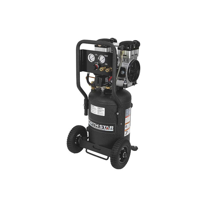 NorthStar Electric Air Compressor, 1.5 HP, 8-Gal. Vert Tank, 4 CFM @ 90 PSI – 53009