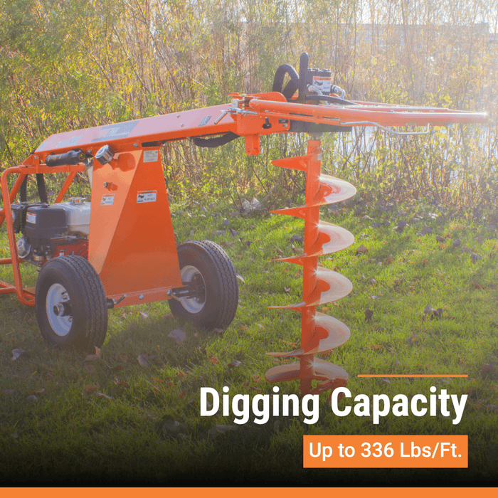 BravePro Towable Auger, Hydraulic, Honda GX390 – BRPA385H