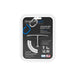 Diamond Performance Large diamondgrip, 92-In. x 3.2mm diamondcord, Silver & Black – DGL3292SB