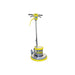 Mercury Floor Machine, 17-In. LOBOY, 1.5 HP, 175 RPM, Yellow with 1705-T Pad Driver – L-17E