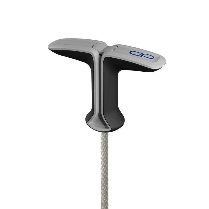 Diamond Performance Small diamondgrip, 40-In. 2.8mm Cord, Silver and Black, Case of 8 – DGS2840SB8