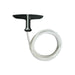 Diamond Performance Large diamondgrip, 92-In. 3.2mm Cord, Silver and Black, Case of 8 – DGL3292SB8
