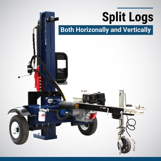Iron & Oak Log Splitter, 30-Ton, Honda GX270 – BHVH3018GX