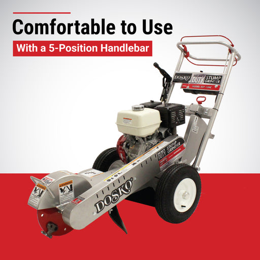 Dosko Stump Grinder, 13 HP Walk-Behind, Honda GX390 – 337-13HC